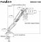 Nedis Monitorbeugel voor Bureaus - Gasveer - 1 Scherm - 15 - 32