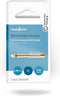 Nedis Mono-Audioadapter - 6,35 mm Male - RCA Female - Verguld - Recht - Metaal - Zilver - 1 Stuks - Doos