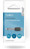 Nedis Mono-Audioadapter - 6,35 mm Male - RCA Female - Vernikkeld - Recht - ABS - Zwart - 1 Stuks - Doos