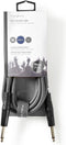 Nedis Mono-Audiokabel - 6,35 mm Male - 6,35 mm Male - Vernikkeld - 3.00 m - Rond - PVC