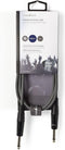 Nedis Mono-Audiokabel - 6,35 mm Male - 6,35 mm Male - Vernikkeld - 1.50 m - Rond - PVC