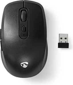 Nedis Muis - Draadloos - 800 / 1200 / 1600 dpi - Instelbare DPI - Aantal knoppen: 6 - Rechtshandig