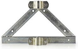 Nedis Muurbeugel voor Satellietschotel - Afstand tot de Muur: 90 mm - Diameter klem: 32-42 mm - Staal - Zilver