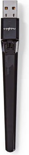 Nedis Netwerk-Dongel - Wi-Fi - AC600 - 2.4/5 GHz (Dual Band) - USB2.0 - Wi-Fi-snelheid totaal: 600 Mbps - Windows 10 / Windows 7 / Windows 8