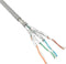 Nedis Netwerk Kabel Rol - CAT5e - Stranded - SF/UTP - Koper - 100.0 m - Binnenshuis - Rond - PVC - Grijs - Gift Box
