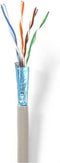 Nedis Netwerk Kabel Rol - CAT5e - Stranded - SF/UTP - Koper - 100.0 m - Binnenshuis - Rond - PVC - Grijs - Gift Box