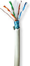 Nedis Netwerk Kabel Rol - CAT6 - Solid - F/UTP - Koper - 305.0 m - Binnenshuis - Rond - LSZH - Grijs - Trekdoos