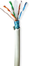 Nedis Netwerk Kabel Rol - CAT6 - Solid - F/UTP - Koper - 50.0 m - Binnenshuis - Rond - LSZH - Grijs - Trekdoos