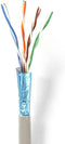 Nedis Netwerk Kabel Rol - CAT6 - Stranded - F/UTP - Koper - 100.0 m - Binnenshuis - Rond - LSZH - Grijs - Trekdoos