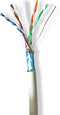 Nedis Netwerk Kabel Rol - CAT6 - Stranded - F/UTP - Koper - 305.0 m - Binnenshuis - Rond - LSZH - Grijs - Trekdoos