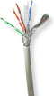 Nedis Netwerk Kabel Rol - CAT6 - Stranded - S/FTP - Koper - 305.0 m - Binnenshuis - Rond - LSZH - Grijs - Trekdoos