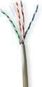 Nedis Netwerk Kabel Rol - CAT6 - Stranded - U/UTP - Koper - 100.0 m - Binnenshuis - Rond - LSZH - Grijs - Trekdoos