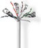Nedis Netwerk Kabel Rol - CAT6a - Solid - S/FTP - Koper - 100.0 m - Binnenshuis - Rond - LSZH - Grijs - Gift Box