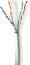 Nedis Netwerk Kabel Rol - CAT6a - Solid - U/UTP - Koper - 305.0 m - Binnenshuis - Rond - LSZH - Grijs - Trekdoos