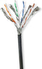 Nedis Netwerk Kabel Rol - CAT7 - Solid - S/FTP - Koper - 100.0 m - Buitenshuis - Rond - PE - Zwart - Trekdoos