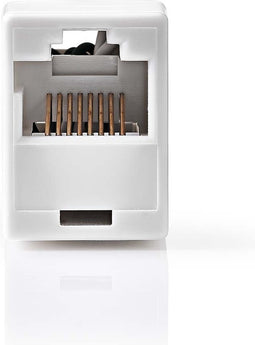 Nedis Netwerkkoppeling - CAT5e - Onafgeschermd - RJ45 Female - RJ45 Female - Recht - ABS - Doos