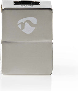 Nedis Netwerkkoppeling - CAT6 - Afgeschermd - RJ45 Female - RJ45 Female - Recht - Metaal - Doos