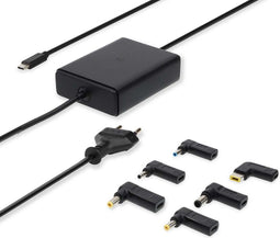 Nedis Notebook-Adapter - GaN - 65 W - 5 / 9 / 12 / 15 / 20 V DC - 2.4 / 3.0 / 3.25 A - Gebruikt voor: Notebook / Smartphone / Tablet - Euro / Type-C (CEE 7/16)