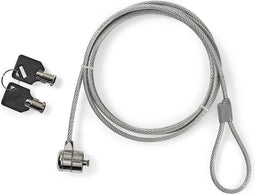 Nedis Notebook-Slot - Type vergrendeling: Sleutel - 1.80 m - Metaal