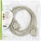 Nedis Nullmodemkabel - D-SUB 9-Pins Female - D-SUB 9-Pins Female - Vernikkeld - 3.00 m - Rond - PVC - Ivoor - Polybag