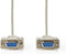 Nedis Nullmodemkabel - D-SUB 9-Pins Female - D-SUB 9-Pins Female - Vernikkeld - 3.00 m - Rond - PVC - Ivoor - Polybag