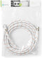 Nedis Nylon Toevoerslang - 1/2'' - 3/4'' - 10 Bar - 90 °C - 4.00 m - Toepassing: Schotel / Wasmachine - Nylon - Rood / Wit