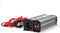 Nedis Omvormer Gemodificeerde Sinusgolf - 12V naar 230V - 600 W - Piekvermogen: 1200 W - Accuklemmen + Aansteker - Type F (CEE 7/3) / USB-A - Zilver