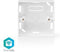 Nedis Opbouwdoos - Accessoire voor: WIFIWC10WT / WIFIWS10WT / WIFIWS20WT - Wandmontage - Wit