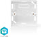Nedis Opbouwdoos - Accessoire voor: WIFIWC10WT / WIFIWS10WT / WIFIWS20WT - Wandmontage - Wit