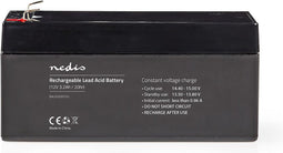 Nedis Oplaadbare Loodaccu - Lead-Acid - Oplaadbaar - 12 V - 3200 mAh