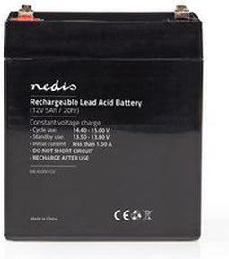Nedis Oplaadbare Loodaccu - Lead-Acid - Oplaadbaar - 12 V - 5000 mAh