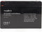 Nedis Oplaadbare Loodaccu - Lead-Acid - Oplaadbaar - 6 V - 10000 mAh