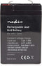 Nedis Oplaadbare Loodaccu - Lead-Acid - Oplaadbaar - 6 V - 4500 mAh