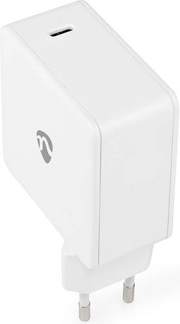 Nedis Oplader - 100 W - GaN - Snellaad functie - 3.0 / 5.0 A - Outputs: 1 - USB-C - Automatische Voltage Selectie