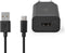 Nedis Oplader - 12 W - Snellaad functie - 1x 2.4 A - Outputs: 1 - USB-A - USB Type-C (Los) Kabel - 1.00 m - Single Voltage Output