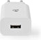 Nedis Oplader - 12 W - Snellaad functie - 1x 2.4 A - Outputs: 1 - USB-A - Geen Kabel Inbegrepen - Single Voltage Output