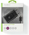 Nedis Oplader - 12 W - Snellaad functie - 1x 2.4 A - Outputs: 1 - USB-A - USB Type-C (Los) Kabel - 1.00 m - Single Voltage Output