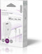 Nedis Oplader - 12 W - Snellaad functie - 1x 2.4 A - Outputs: 1 - USB-A - Lightning 8-Pins (Los) Kabel - 1.00 m - Single Voltage Output