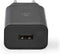 Nedis Oplader - 12 W - Snellaad functie - 1x 2.4 A - Outputs: 1 - USB-A - USB Type-C (Los) Kabel - 1.00 m - Single Voltage Output