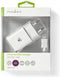 Nedis Oplader - 12 W - Snellaad functie - 1x 2.4 A - Outputs: 1 - USB-A - USB Type-C (Los) Kabel - 1.00 m - Single Voltage Output