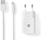Nedis Oplader - 12 W - Snellaad functie - 1x 2.4 A - Outputs: 1 - USB-A - Lightning 8-Pins (Los) Kabel - 1.00 m - Single Voltage Output