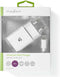 Nedis Oplader - 12 W - Snellaad functie - 2.4 A - Outputs: 1 - USB-A - Micro-USB - 1.00 m - Single Voltage Output