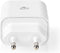 Nedis Oplader - 20 W - Snellaad functie - 1.67 / 2.22 / 3.0 A - Outputs: 1 - USB-C - Lightning 8-Pins (Los) Kabel - 1.00 m - Automatische Voltage Selectie