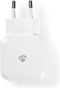 Nedis Oplader - 24 W - Snellaad functie - 2x 2.4 A - Outputs: 2 - 2x USB-A - Geen Kabel Inbegrepen - Single Voltage Output