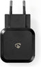 Nedis Oplader - 24 W - Snellaad functie - 2x 2.4 A - Outputs: 2 - 2x USB-A - Geen Kabel Inbegrepen - Single Voltage Output