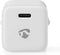 Nedis Oplader - 30 W - Snellaad functie - 1.5 / 2.0 / 2.5 / 3.0 A - Outputs: 1 - USB-C - Automatische Voltage Selectie