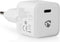 Nedis Oplader - 30 W - Snellaad functie - 1.5 / 2.0 / 2.5 / 3.0 A - Outputs: 1 - USB-C - Automatische Voltage Selectie