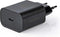 Nedis Oplader - 32 W - Snellaad functie - 1.5 / 2.0 / 2.5 / 3.0 A - Outputs: 1 - USB-C - Automatische Voltage Selectie