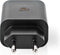 Nedis Oplader - 32 W - Snellaad functie - 1.5 / 2.0 / 2.5 / 3.0 A - Outputs: 1 - USB-C - Automatische Voltage Selectie