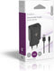 Nedis Oplader - 5 W - Snellaad functie - 1.0 A - Outputs: 1 - USB-A - Micro-USB - 1.00 m - Single Voltage Output